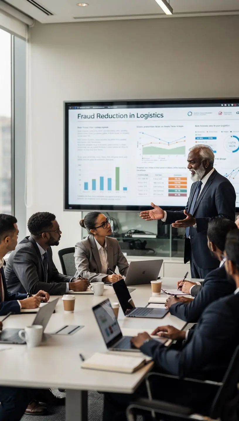 Smart contracts enhancing logistics management transparency and collaboration.